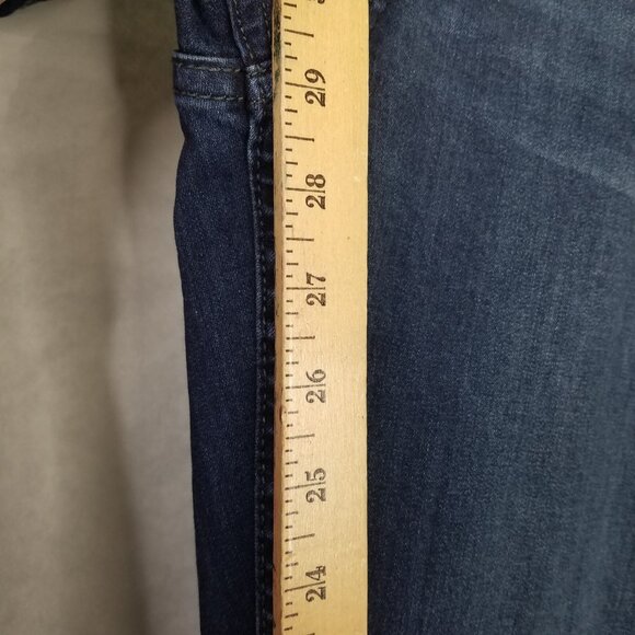 Mugsy Jeans Mens 36x30 Blue Fultons Classic Stretch Dark Wash Denim Straight Leg - Picture 15 of 16